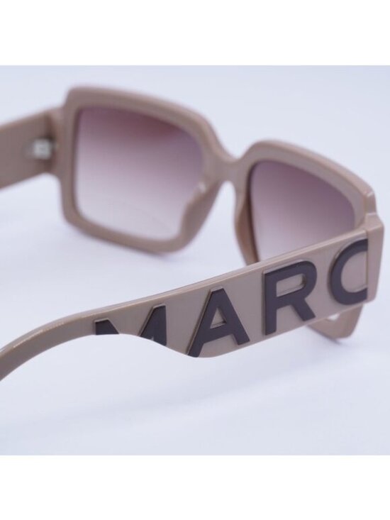 Marc Jacobs MARC 693/S 0NOY HA Sunglasses Nude/Brown Square Frame, Brown Lenses main image 10